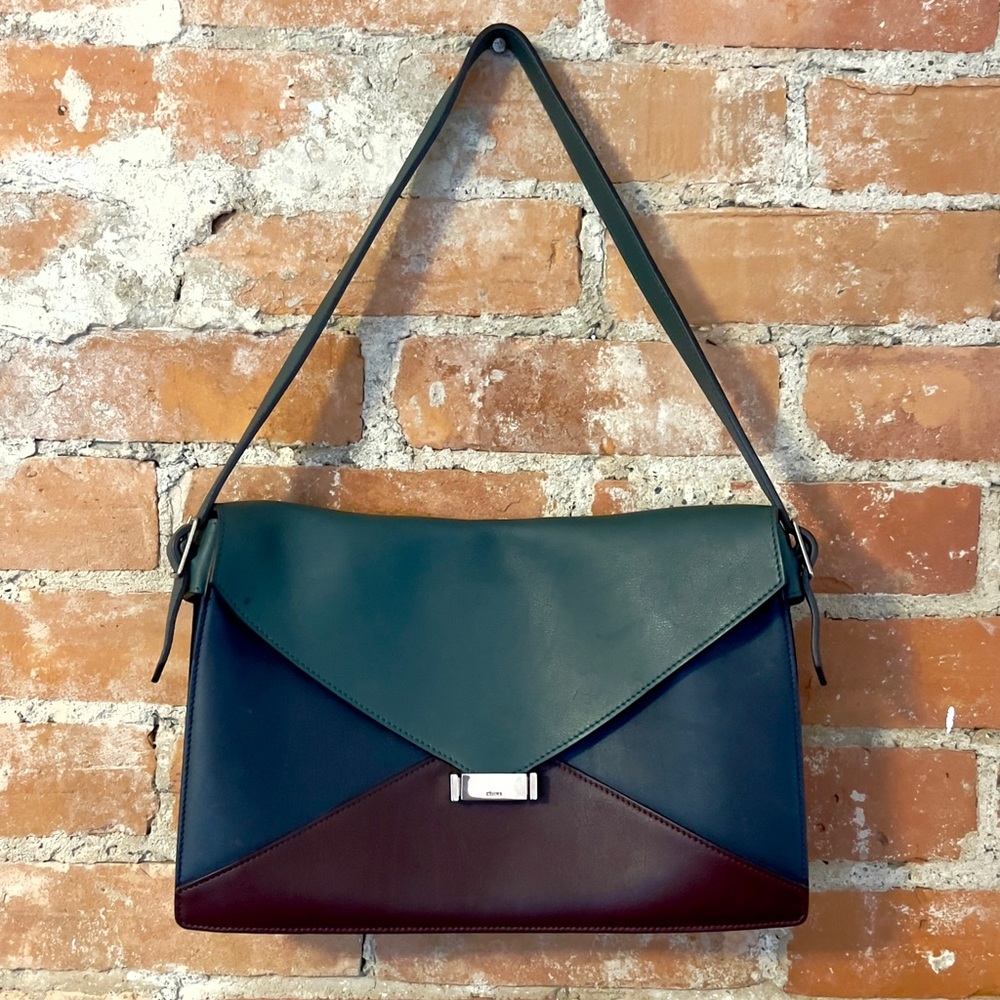 CÉLINE vintage leather shoulder bag